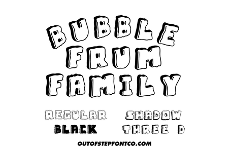 Bubble Frum Demo font