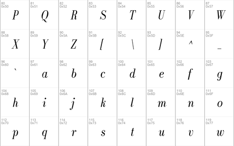 Recital SSi Italic