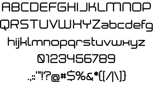 Neogrey font