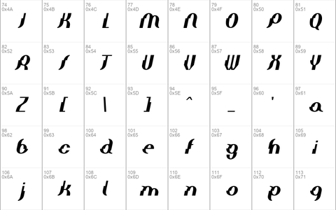 Elephant man Italic