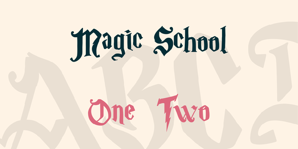 Magic School One font