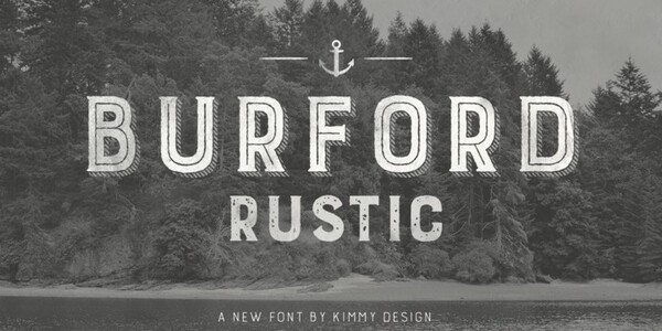 BurfordRusticBook 2 font