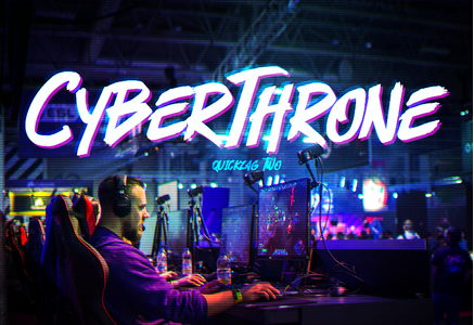 Cyberthrone font