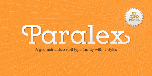 Paralex   font