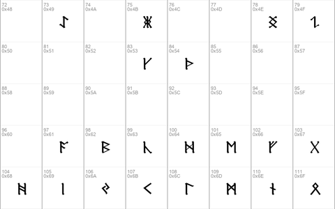 Icelandic Runes Normal