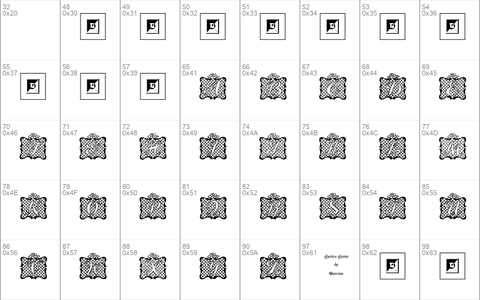 Lattice Letter Regular