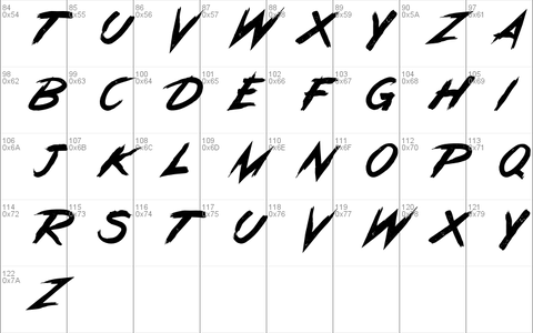 Skumfuk font