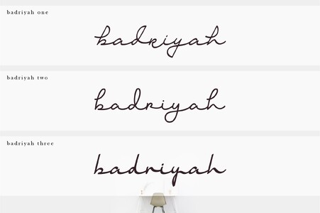 Badriyah Two font