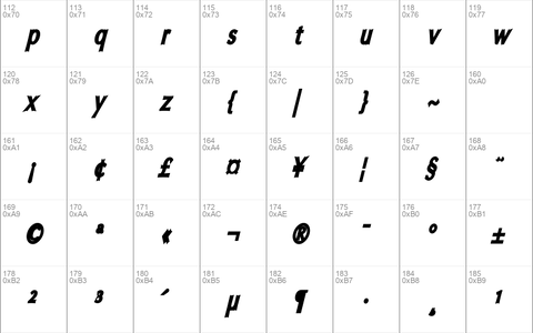 Oregon LDO Condensed Black