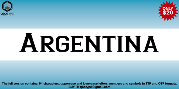 Argentina font