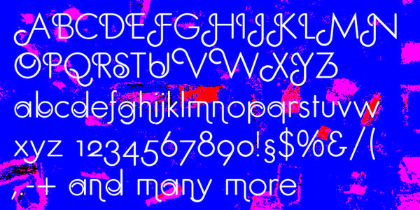 GeometaRoundedDeco  font