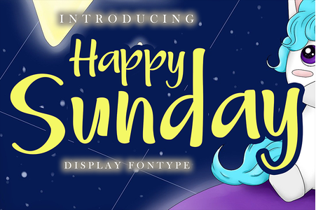 Happy Sunday font
