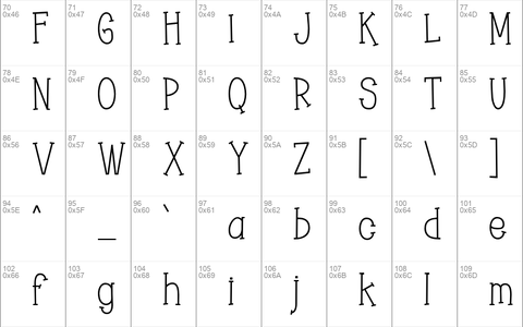 Chopyor font