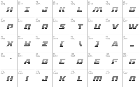 Drone Tracker Gradient Italic