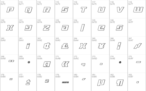 Drone Tracker Outline Italic