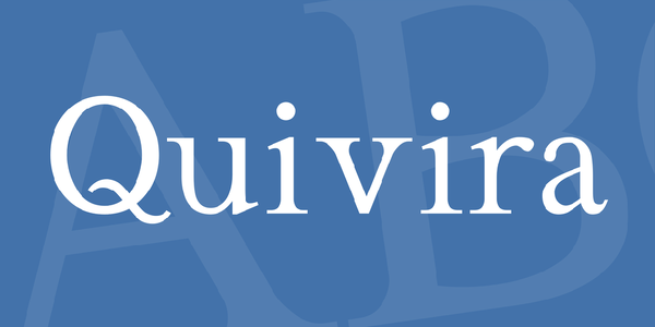 Quivira font