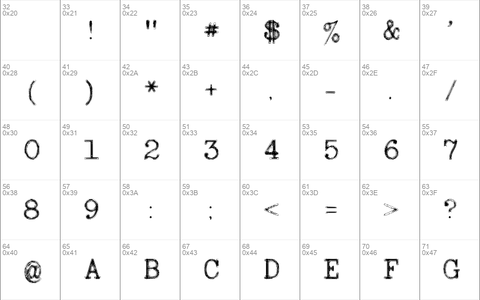 Typewritten Becker Normal