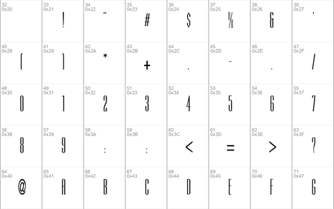 Ultra Condensed Sans One