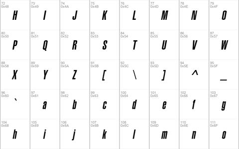 AGLettericaUltraCompressed Oblique