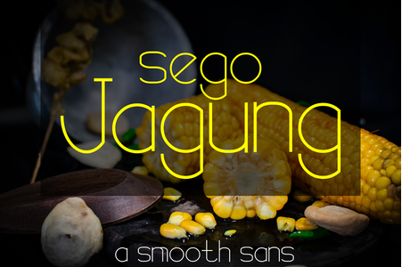 Sego-Jagung font