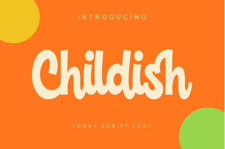 ChildishFree font