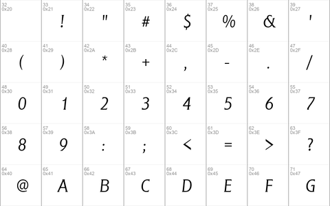 Flatus Italic