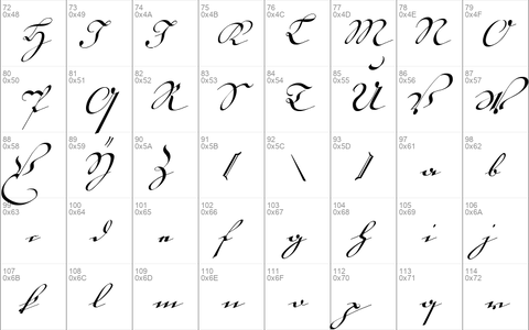 18th Century Kurrent Alternates