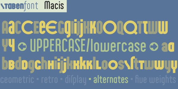 Macis font