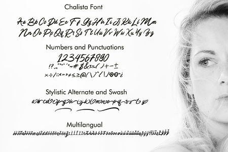 Chalista font