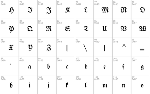 Breitkopf FrakturUNZ1L Italic