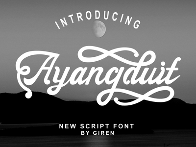 ayangduit font