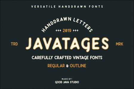 Javatages Bold font