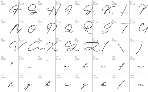 Signature Collection font