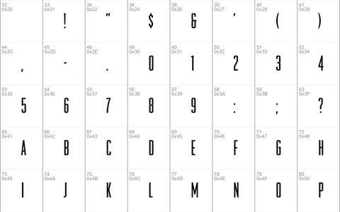 OdeonCondensedRegular Regular