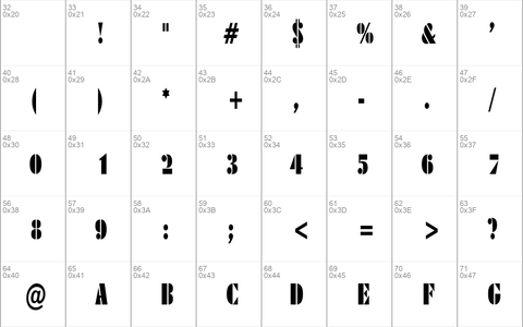 ArmyBlackCondensed-Plain Regular