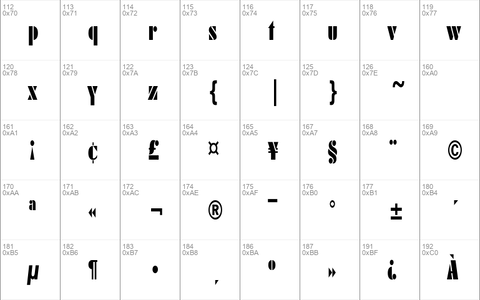 ArmyBlackCondensed-Plain Regular