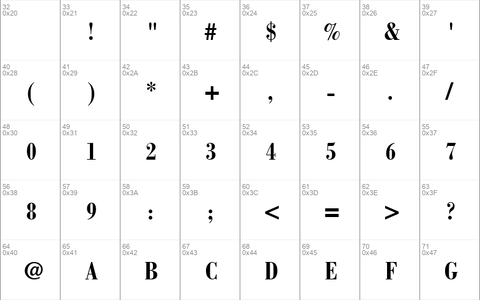 Bodoni Condensed SSi