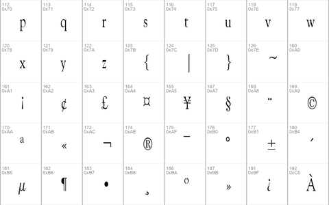 CarnegieCondensed Regular