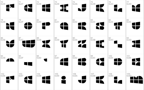 Windows Icon Font