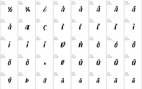 Baimbo Italic Regular