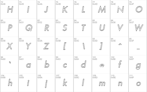 PeterBeckerOutline Italic