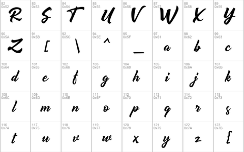 Qrayolla Script font