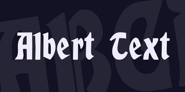 Albert Text font