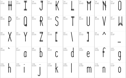 Parallel Lines font