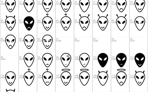 Alien faces St