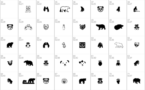 Bear Icons Regular