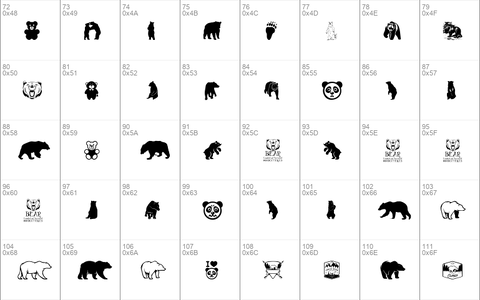 Bear Icons Regular