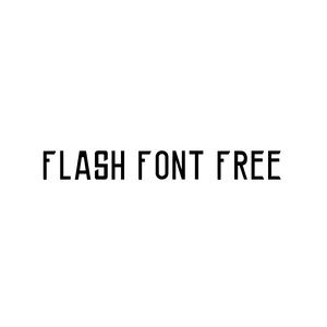 Flash font