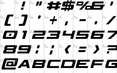 Classic Cobra Extra-Condensed Italic font