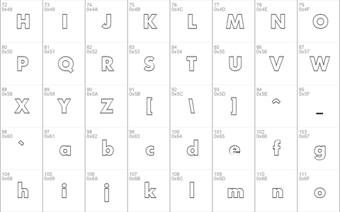 PeterBeckerOutline-ExtraBold Regular